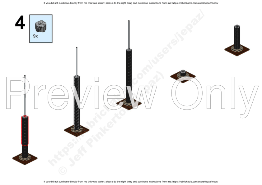 LEGO MOC Norway Pine Tree Set by jepaz Rebrickable Build with LEGO