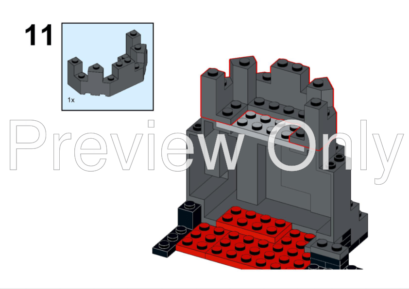 LEGO MOC Medieval Vertical Ballista (40601 Alternate build) by Hogi