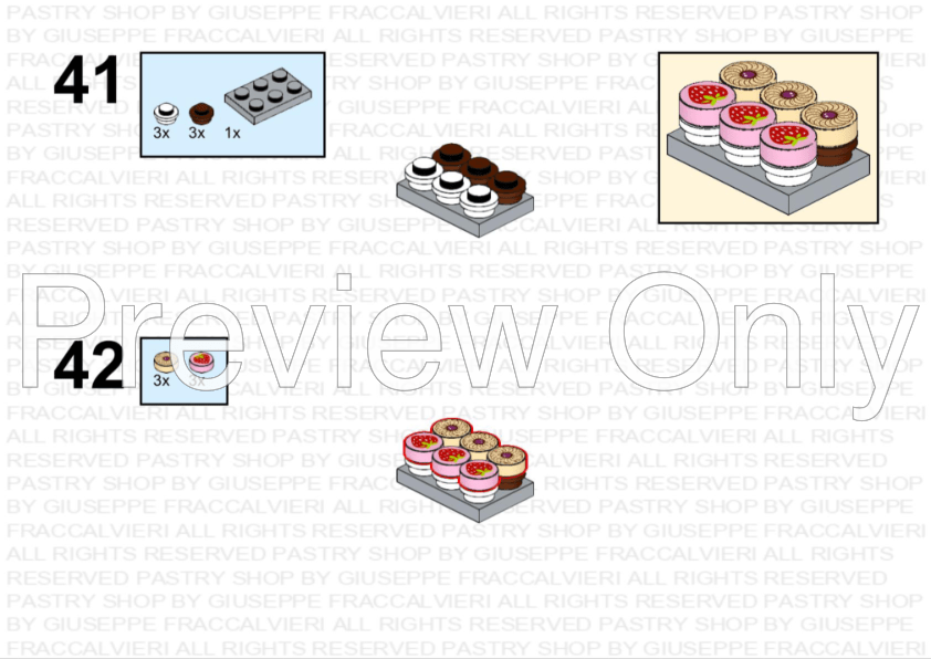 LEGO MOC Winter village pastry shop by fraccalvieri Rebrickable