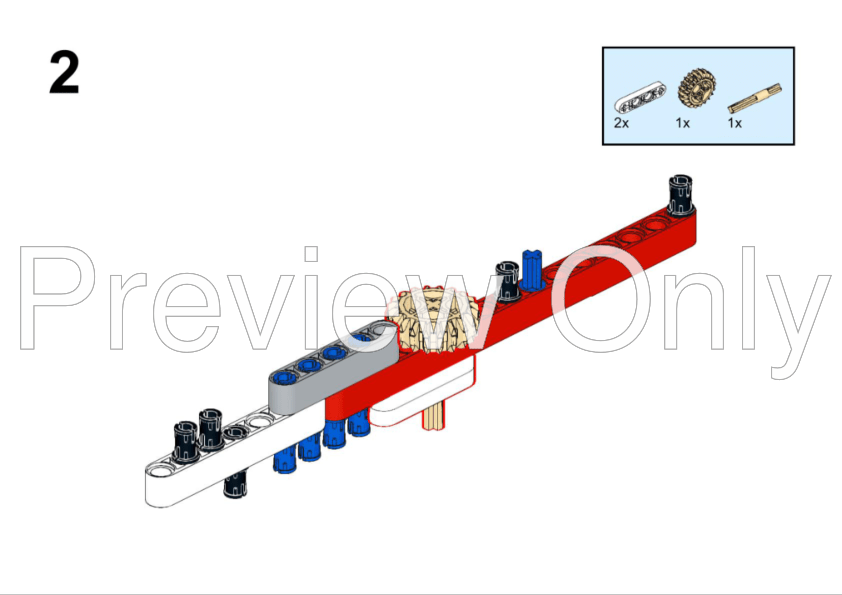LEGO MOC Fighter Seaplane (Technic 42092) by Zukasa Rebrickable Build with LEGO