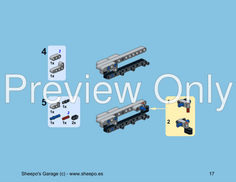 LEGO MOC LandRover Series III 88 Bodywork (for MAP) by Sheepo Rebrickable Build with LEGO