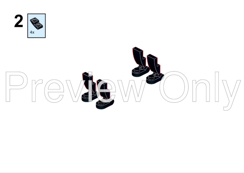 LEGO MOC Toothless How to Train Your Dragon by brickstormstudios Rebrickable Build with LEGO