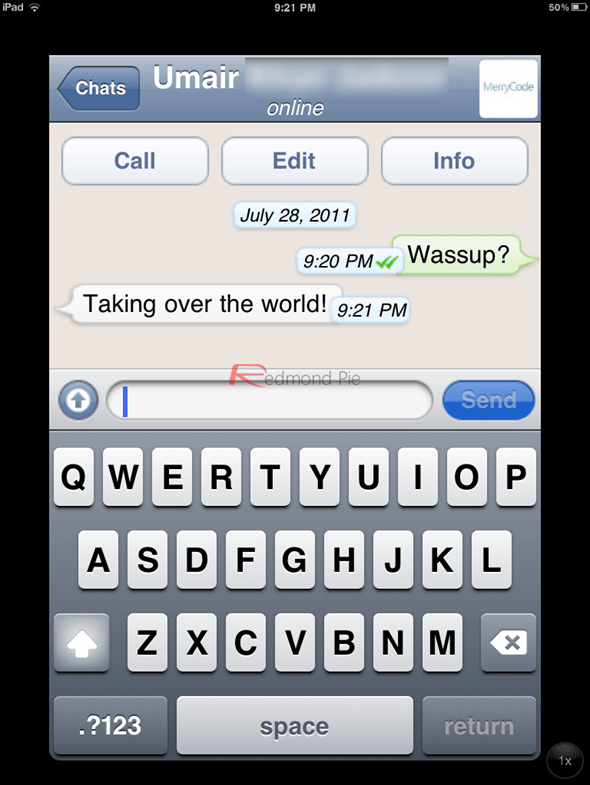 WhatsApp For iPad And iPad 2 (WhatsPad) Now Available, Here's How To
