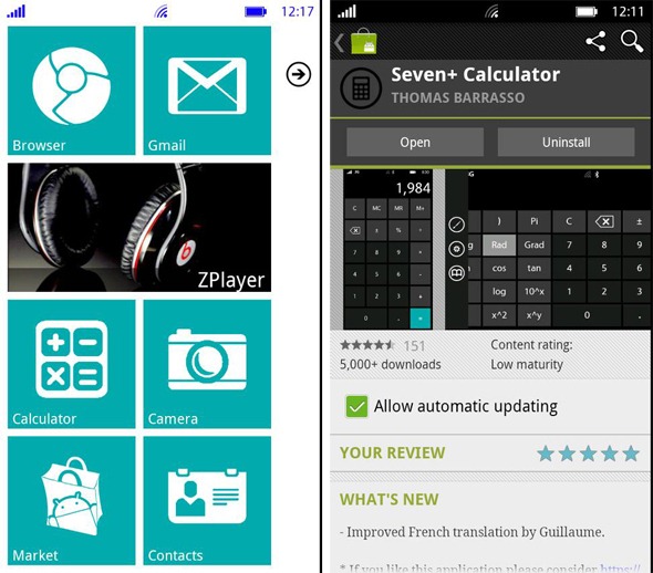 StatusBar+ Gives Your Android Device The Windows Phone 7