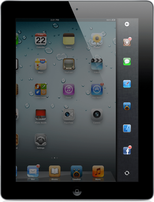 Deck HD For iPad Now Available, Brings The Sidebar Action Menu To The Bigger Screen Redmond Pie
