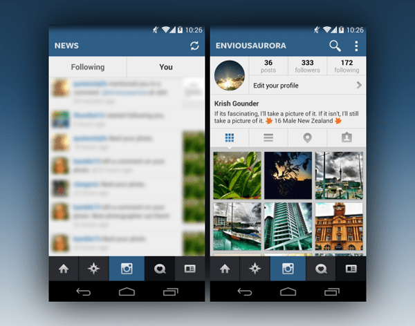 How To Get The Flat UI iOS 7 Instagram App On Android Redmond Pie