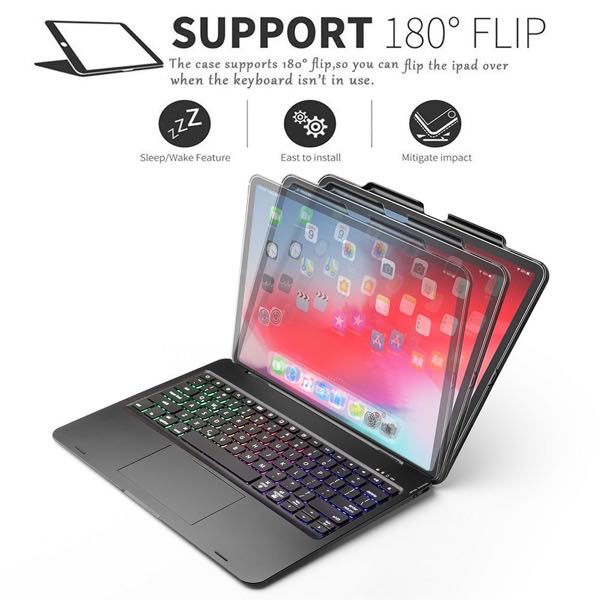 This iPad Trackpad+Keyboard Case Costs 1/3rd Of Apple’s Magic Keyboard, Features RGB Lighting