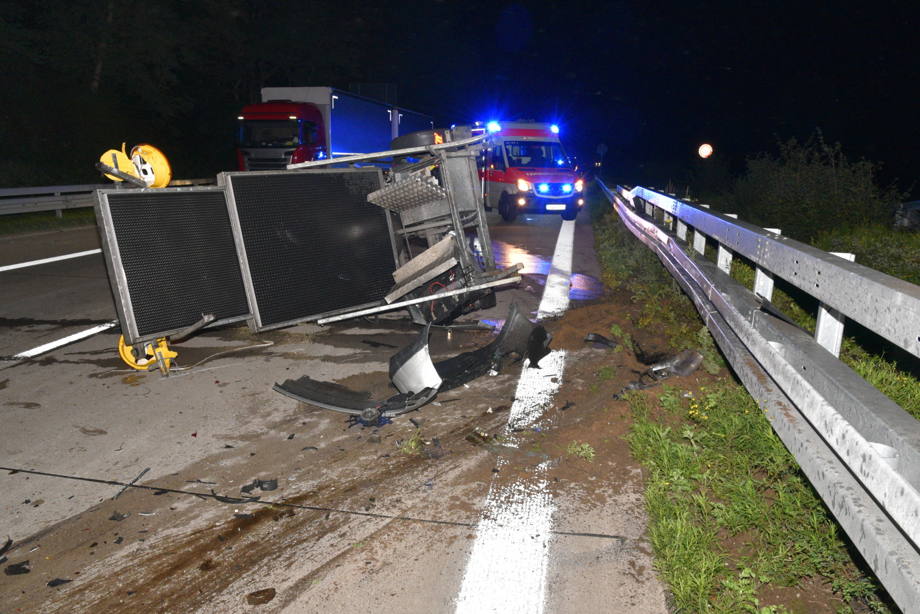 Zwei Verletzte nach Unfall auf A6 bei Hockenheim Radio Regenbogen