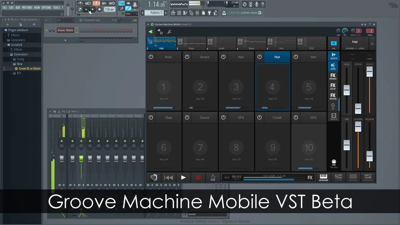 Groove Machine Mobile by ImageLine updated to v1.4.1