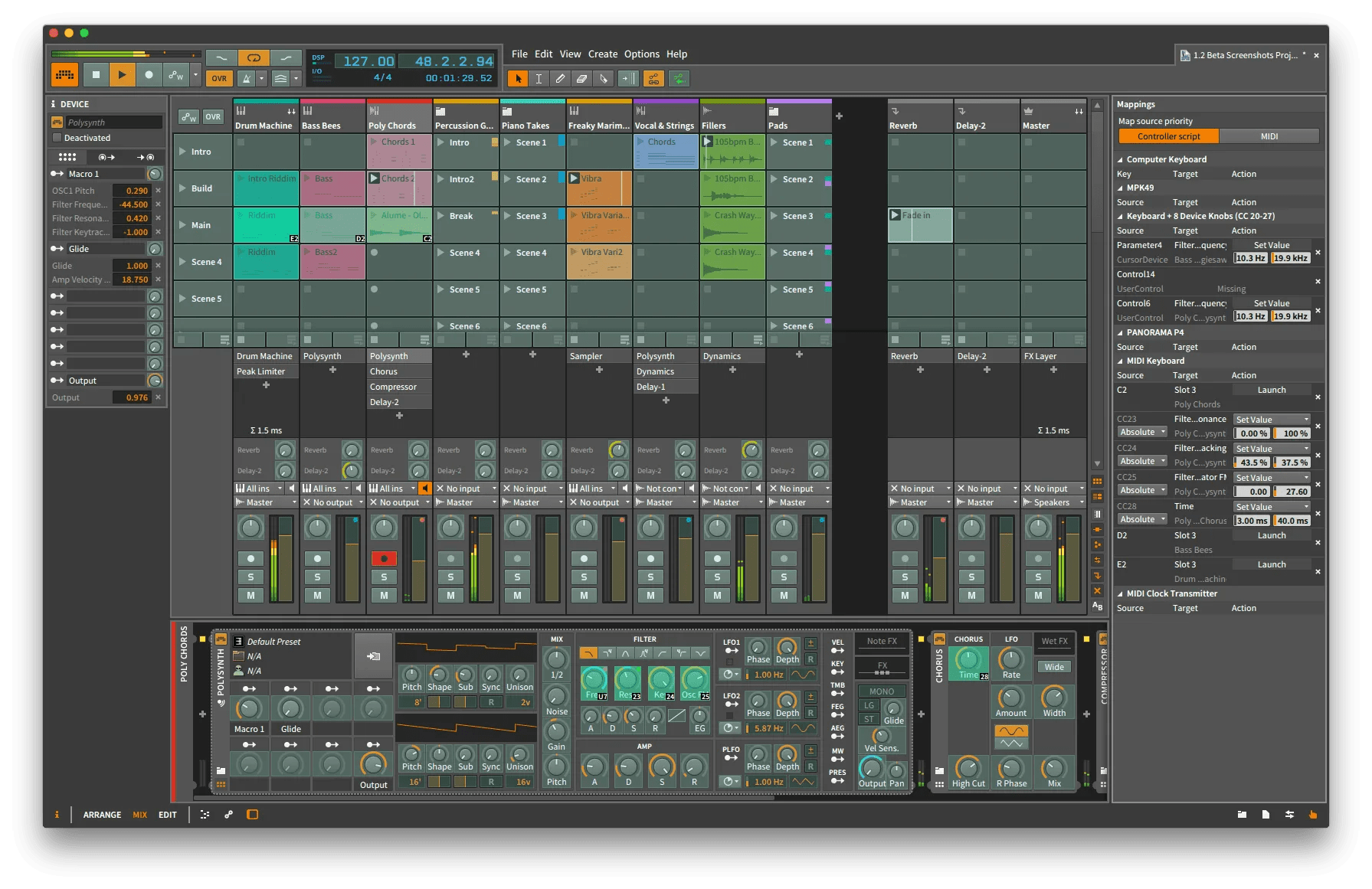 Bitwig Studio 1.2 Beta released