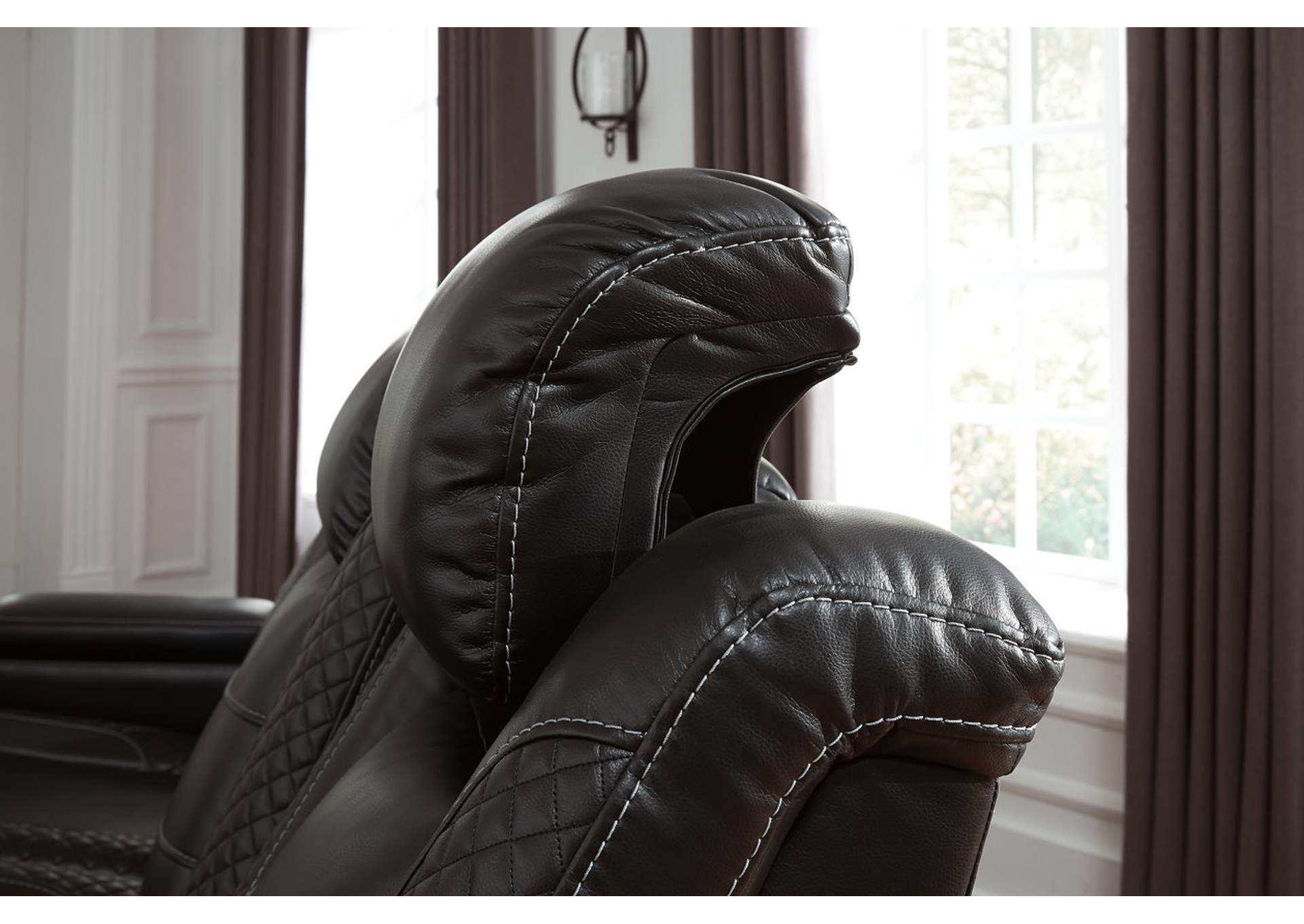 Party Time Power Reclining Loveseat with Console