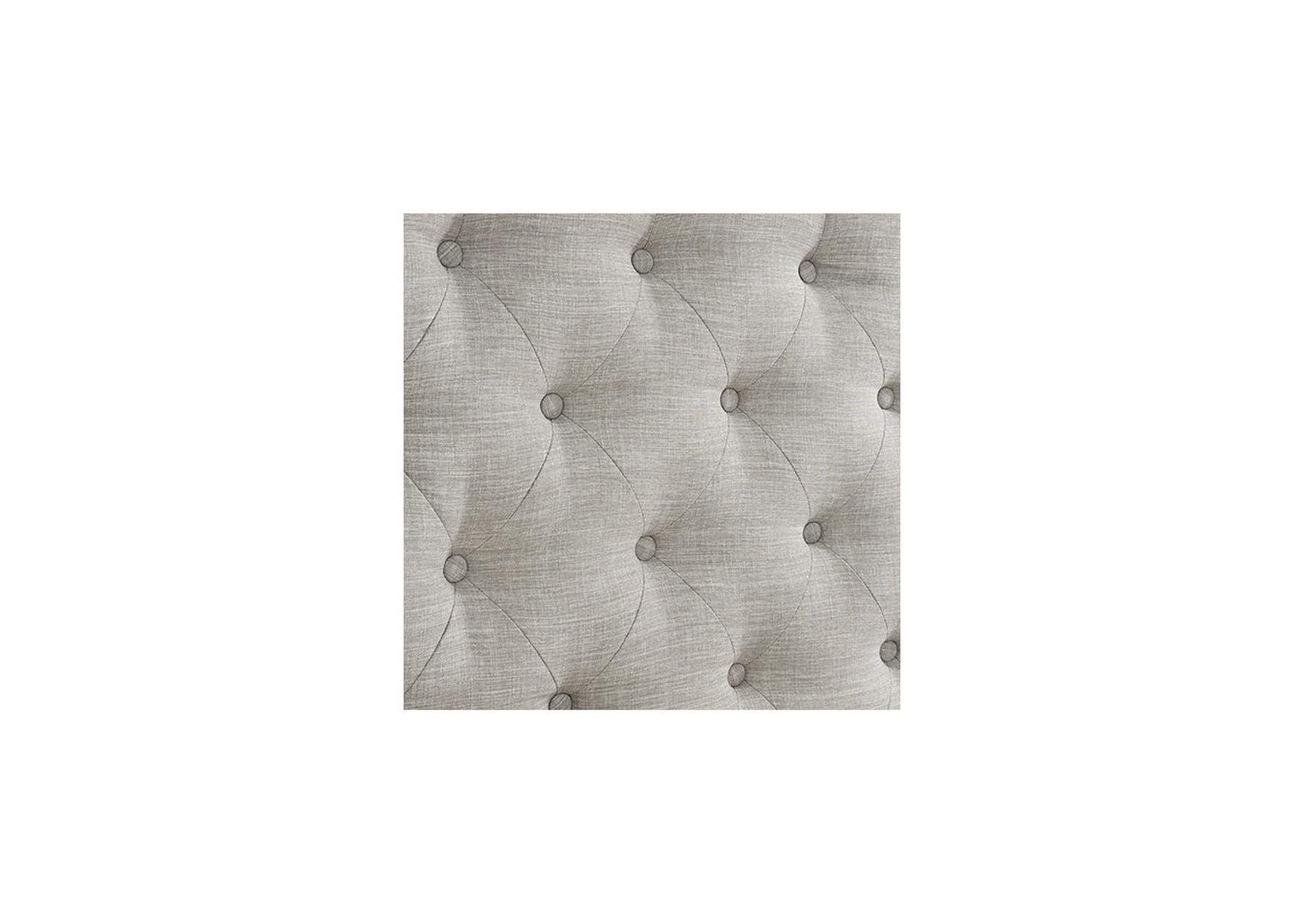 Jerary Queen Upholstered Bed with Chime 12" Hybrid Mattress