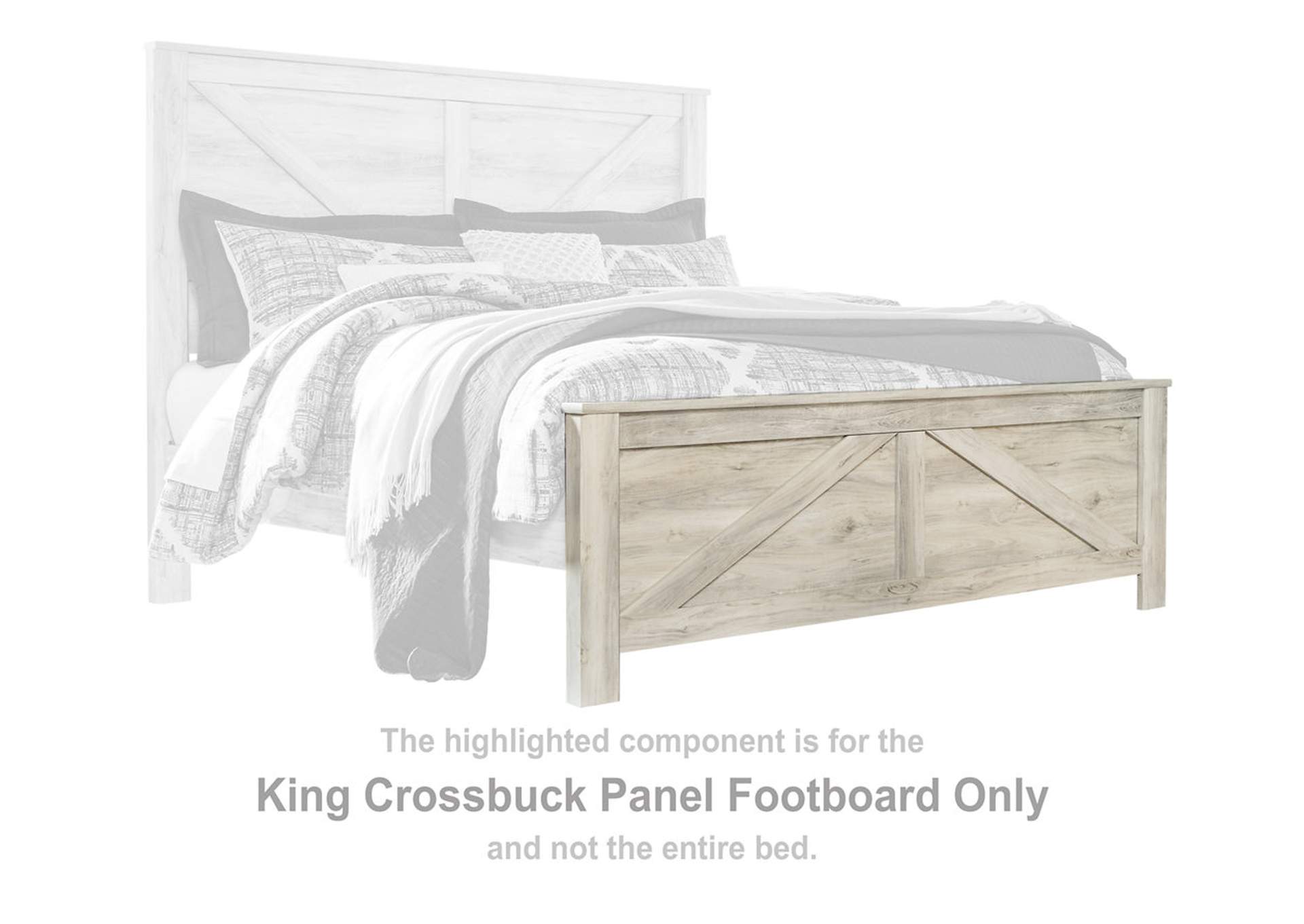 Bellaby King Crossbuck Panel Bed