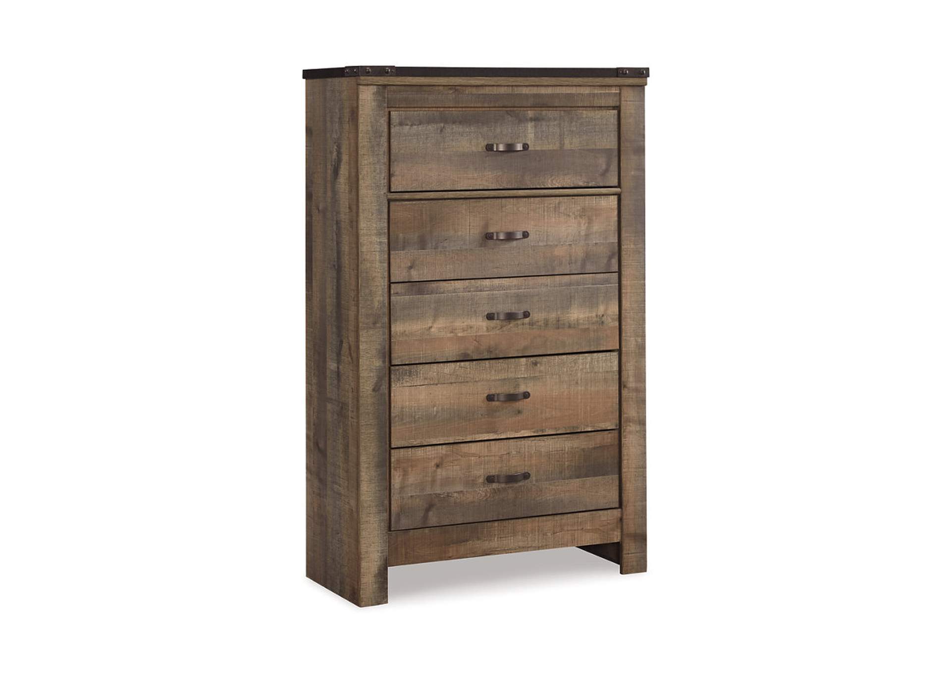 Trinell Queen Panel Headboard with Dresser, Chest and Nightstand