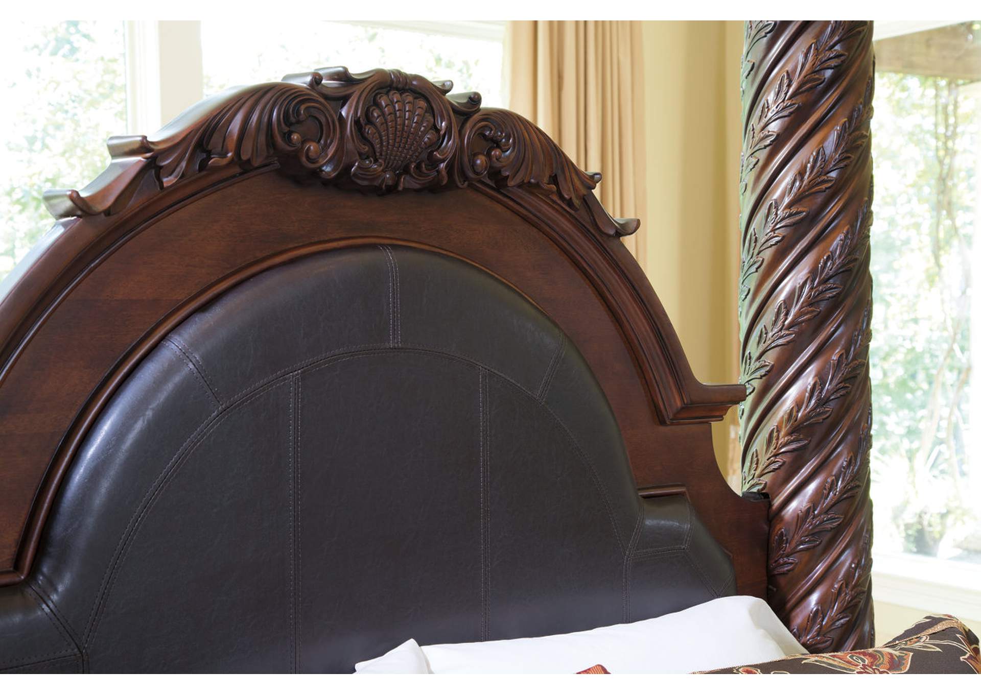 North Shore King Poster Bed with Canopy