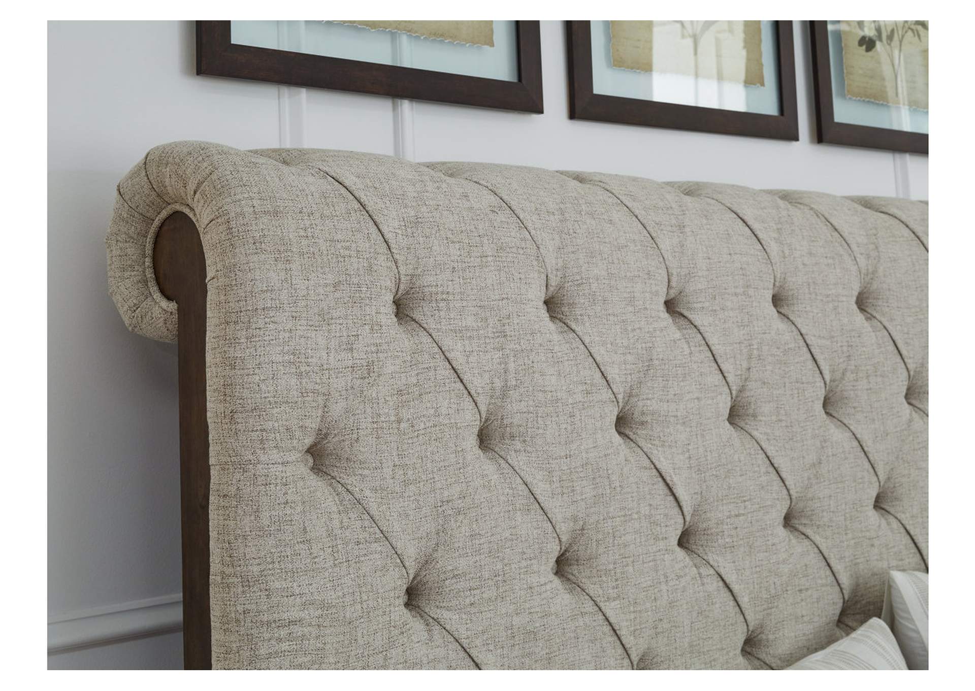 Hillcott King Upholstered Bed