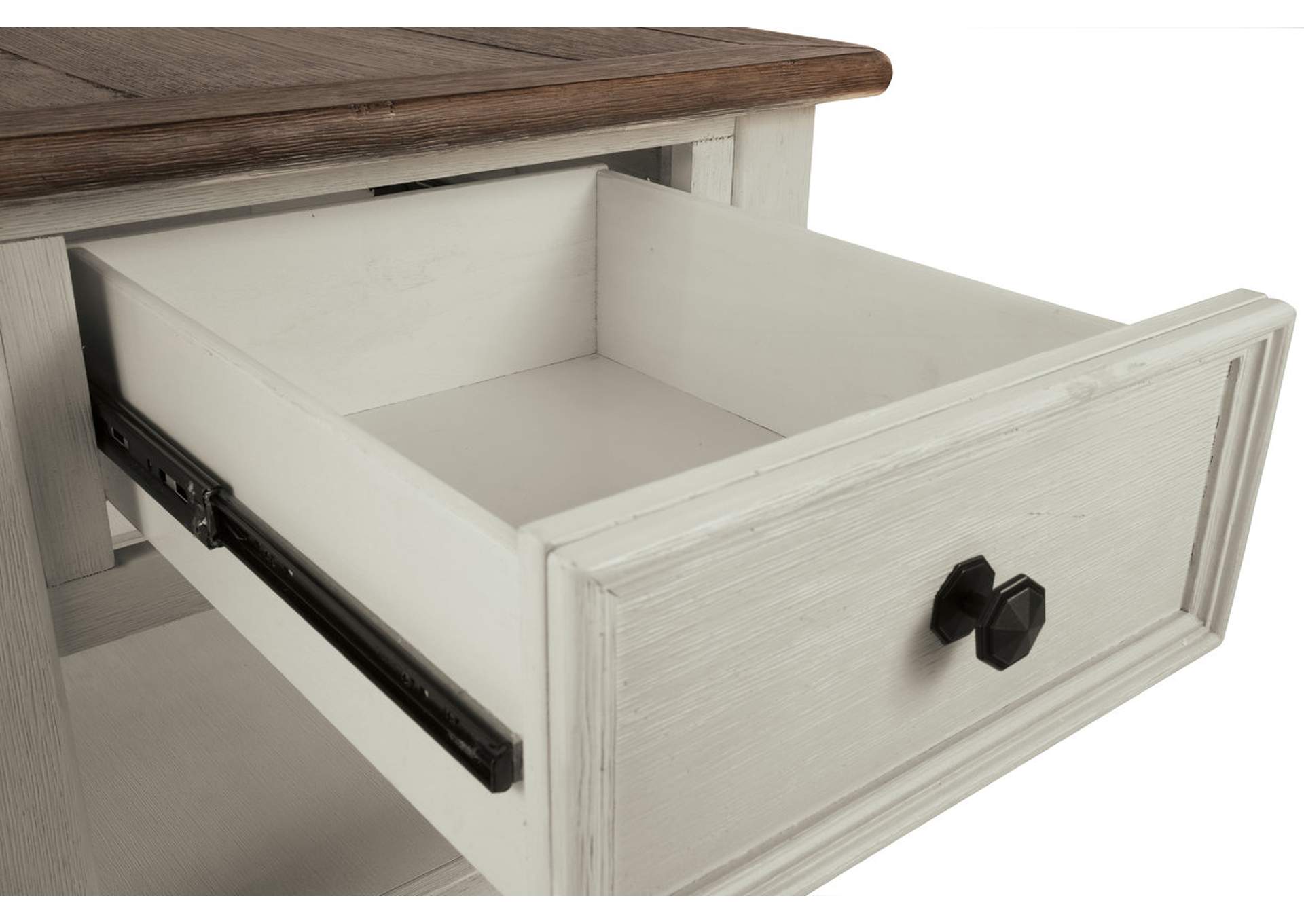 Bolanburg Chairside End Table with USB Ports & Outlets