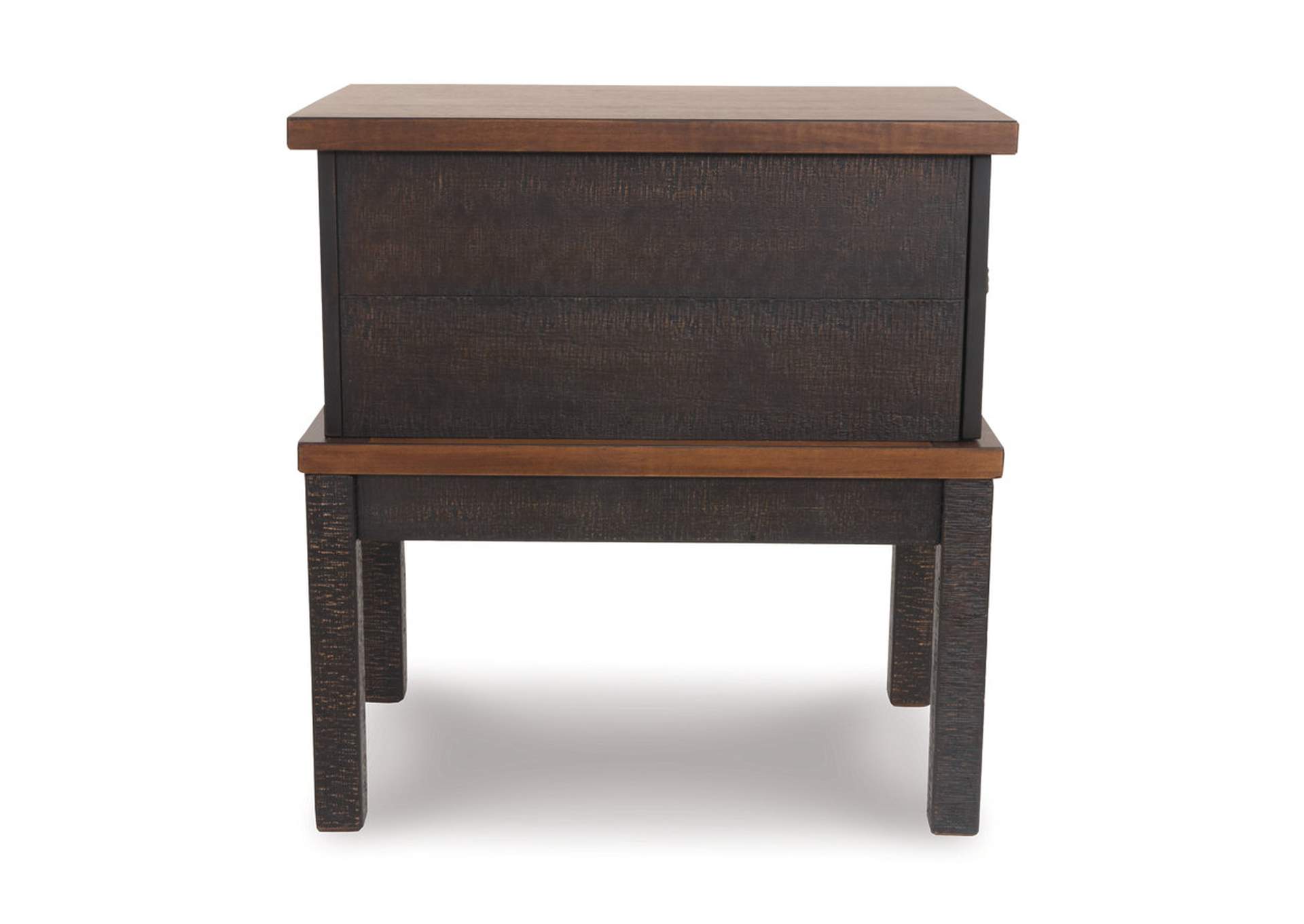 Stanah Chairside End Table with USB Ports & Outlets