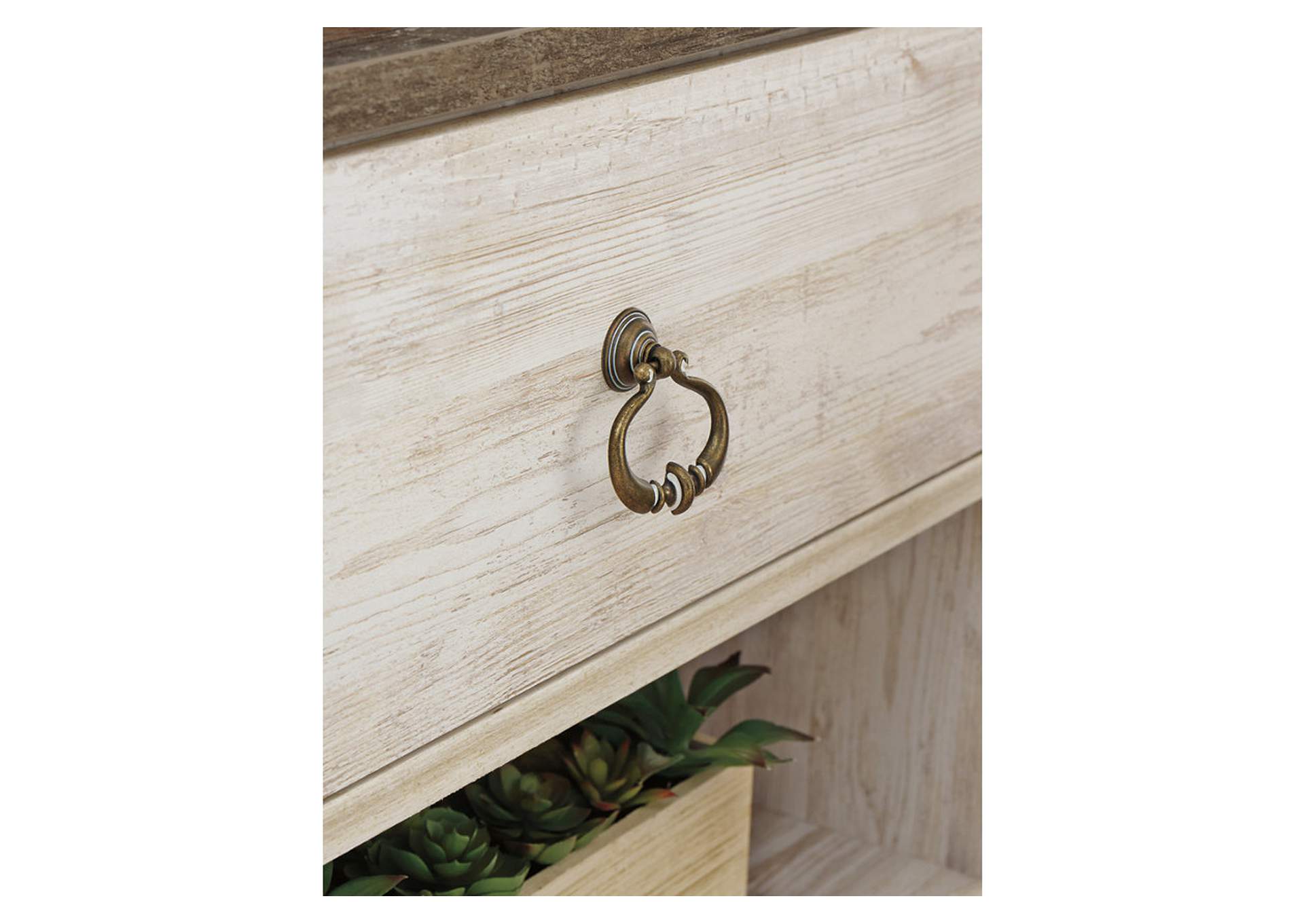 Willowton 64" TV Stand with Electric Fireplace