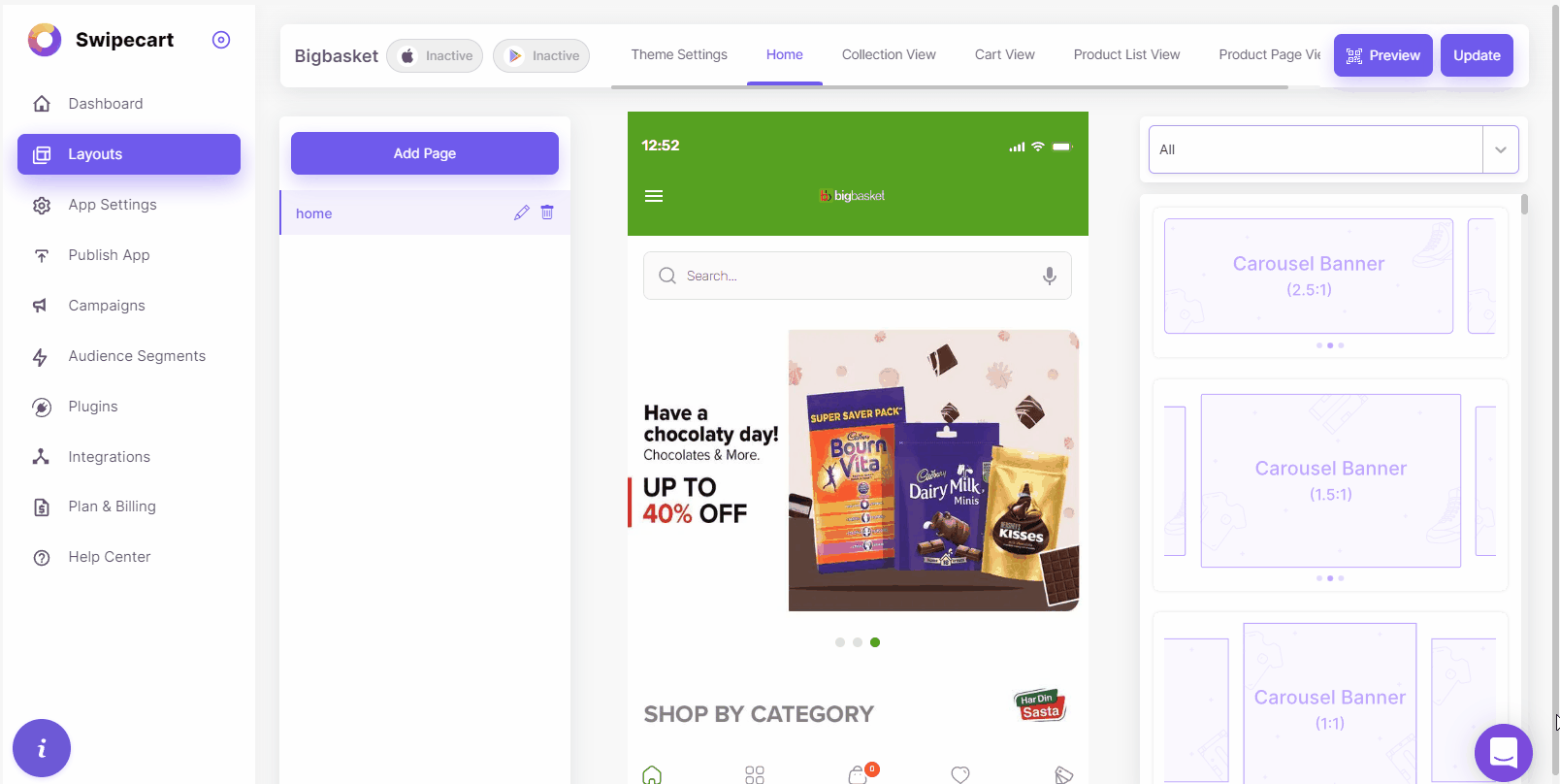 How to create an app like BigBasket