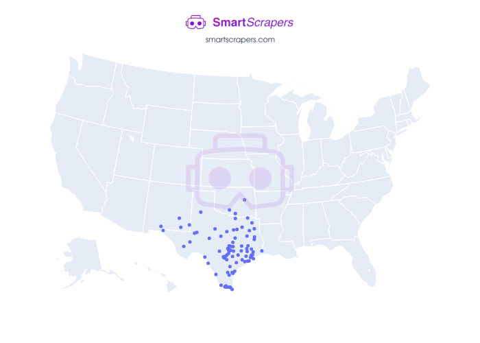 Numbers of McCoy's Building Supply in United States SmartScrapers