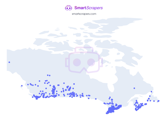 Numbers of Pharmasave in CANADA SmartScrapers