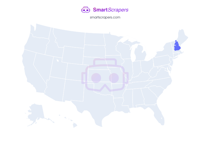 Numbers of New Hampshire Liquor & Wine Outlets in United States