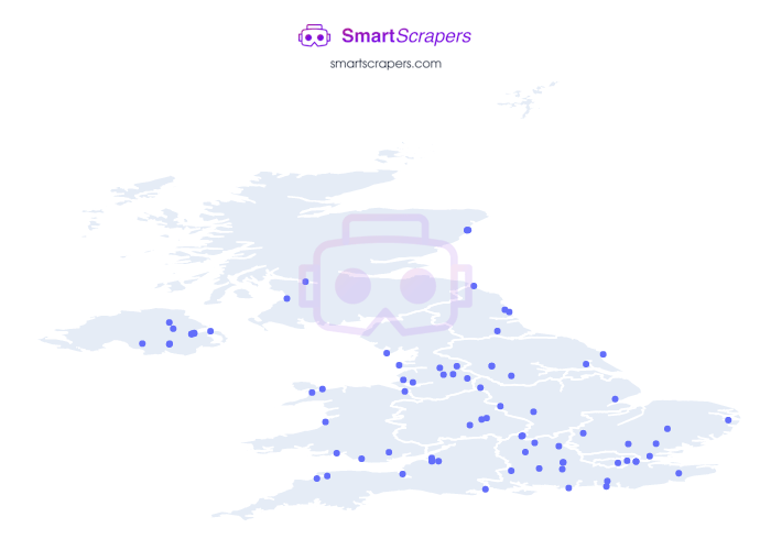 Numbers of New Look in UNITED KINGDOM SmartScrapers
