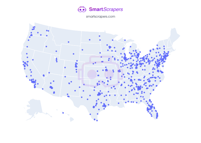 Numbers of Red Lobster Hospitality LLC in United States SmartScrapers