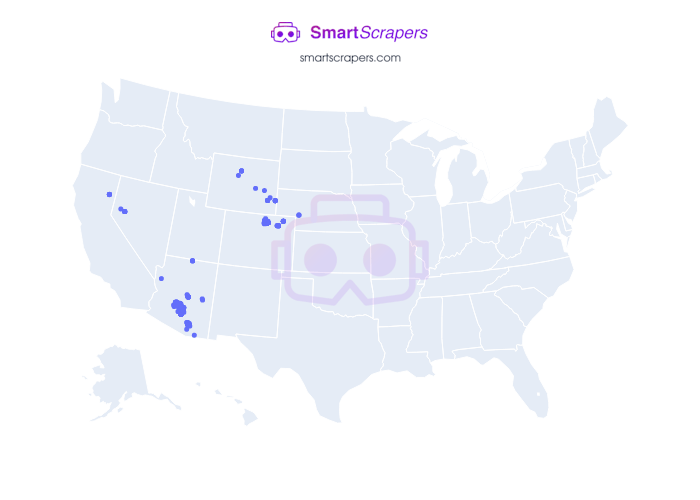 Numbers of Banner Health in United States SmartScrapers
