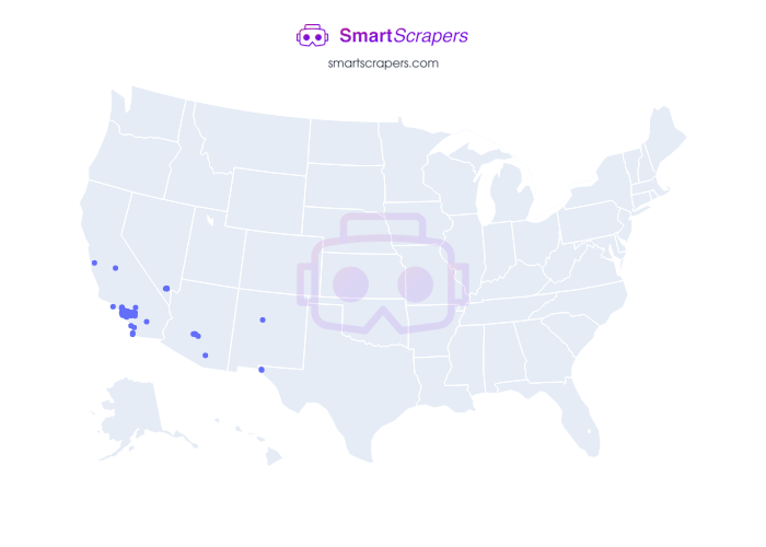Numbers of EL SUPER in United States SmartScrapers
