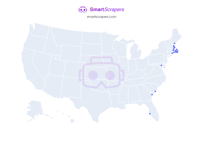 Numbers of The Black Dog in United States SmartScrapers