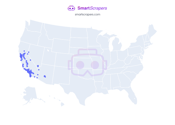 Numbers of Smart & Final in United States SmartScrapers