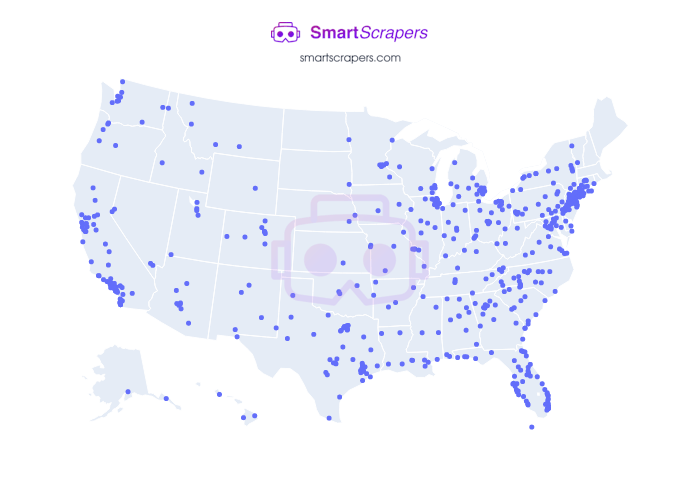 Numbers of Merrill in United States SmartScrapers