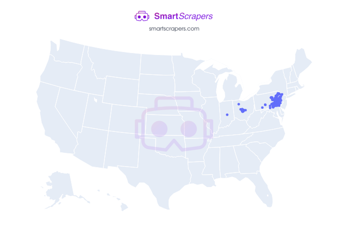 Numbers of Turkey Hill in United States SmartScrapers