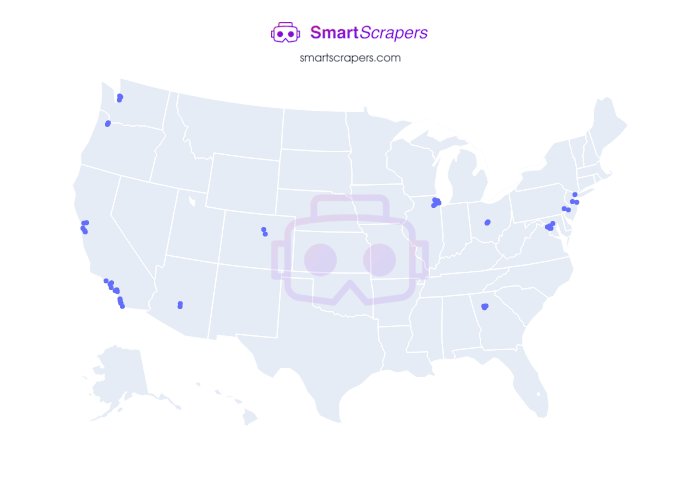 Numbers of Road Runner Sports in United States SmartScrapers