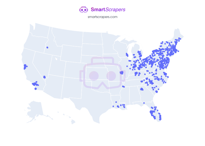 Numbers of Monro in United States SmartScrapers