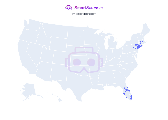 Numbers of Key Food in United States SmartScrapers