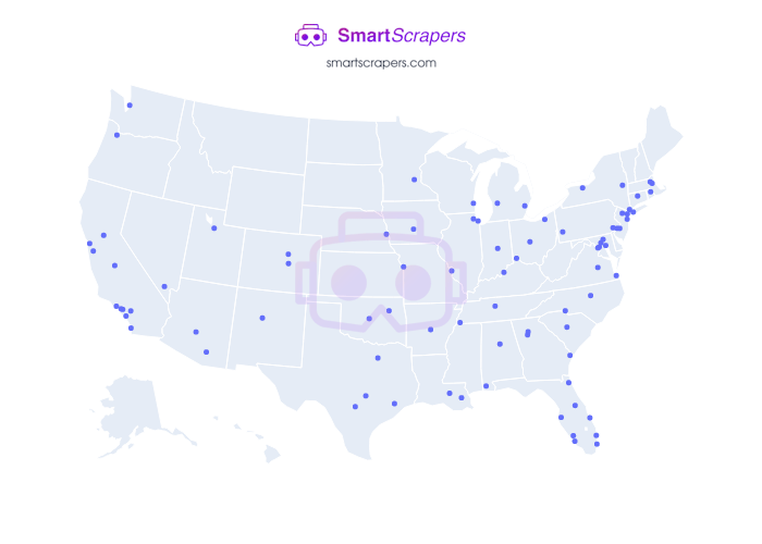 Numbers of Bosley in United States SmartScrapers
