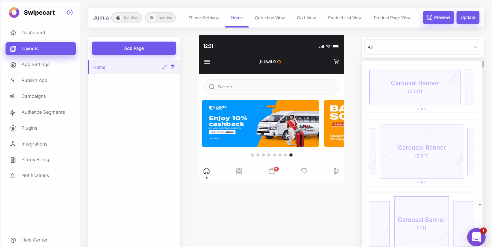 How to create an app like Jumia
