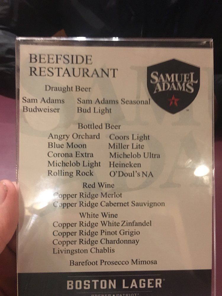 Beefside Menu (Full Menu Update 2025)