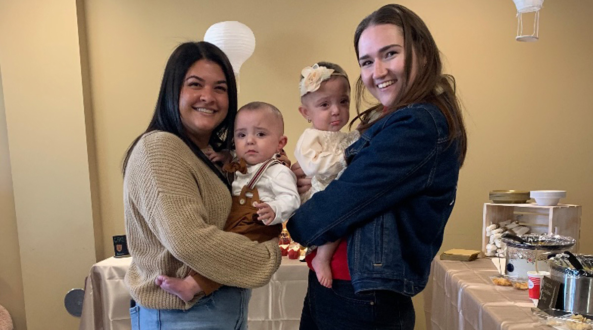 First Christmas at home for the Frey babies Riley Children's Health