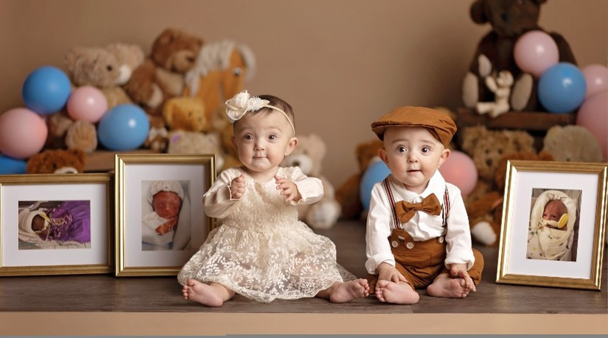 First Christmas at home for the Frey babies Riley Children's Health