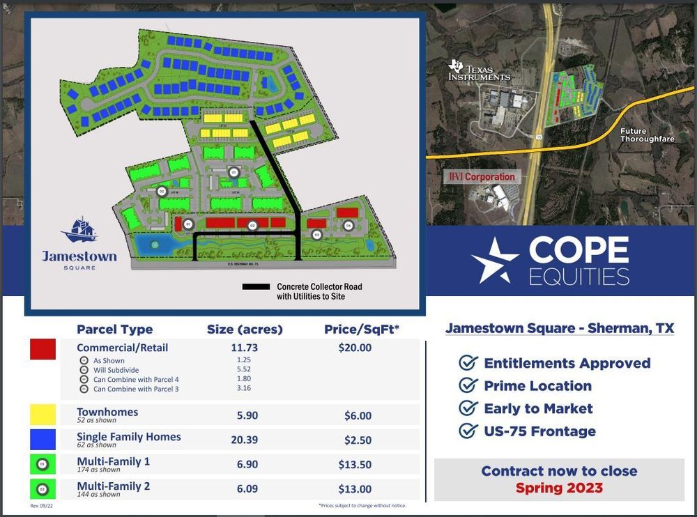 Jamestown Square Commercial/Retail Parcels Marketplace