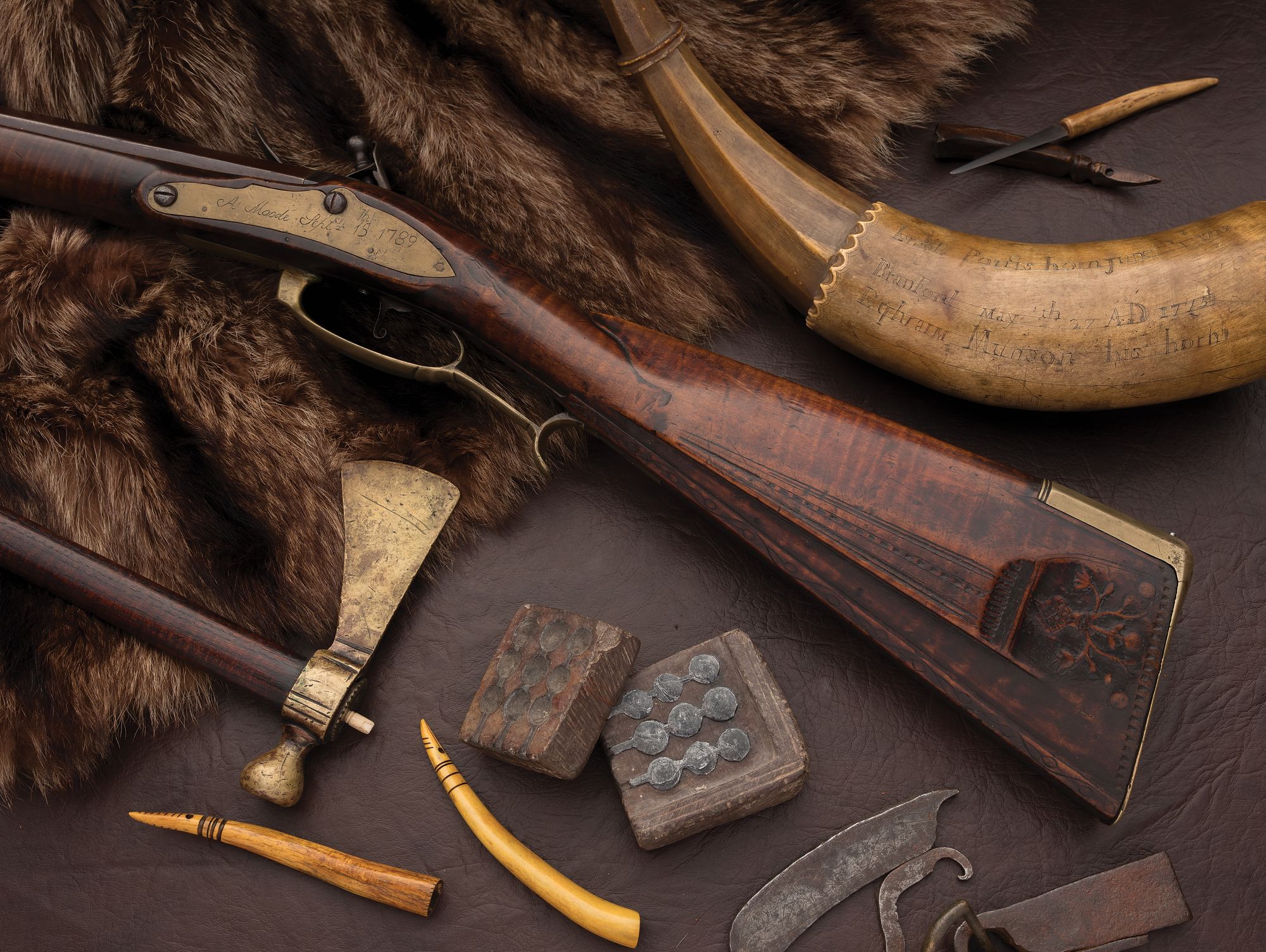 Antique Powder Horns Rock Island Auction