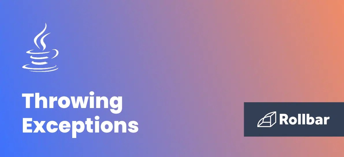 Java throw exception methods