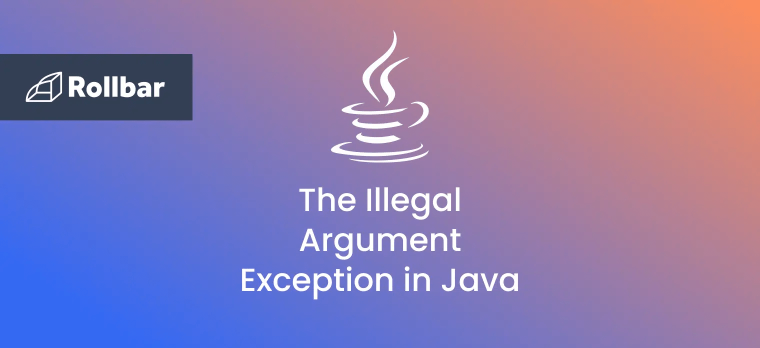 Java lang illegalargumentexception example