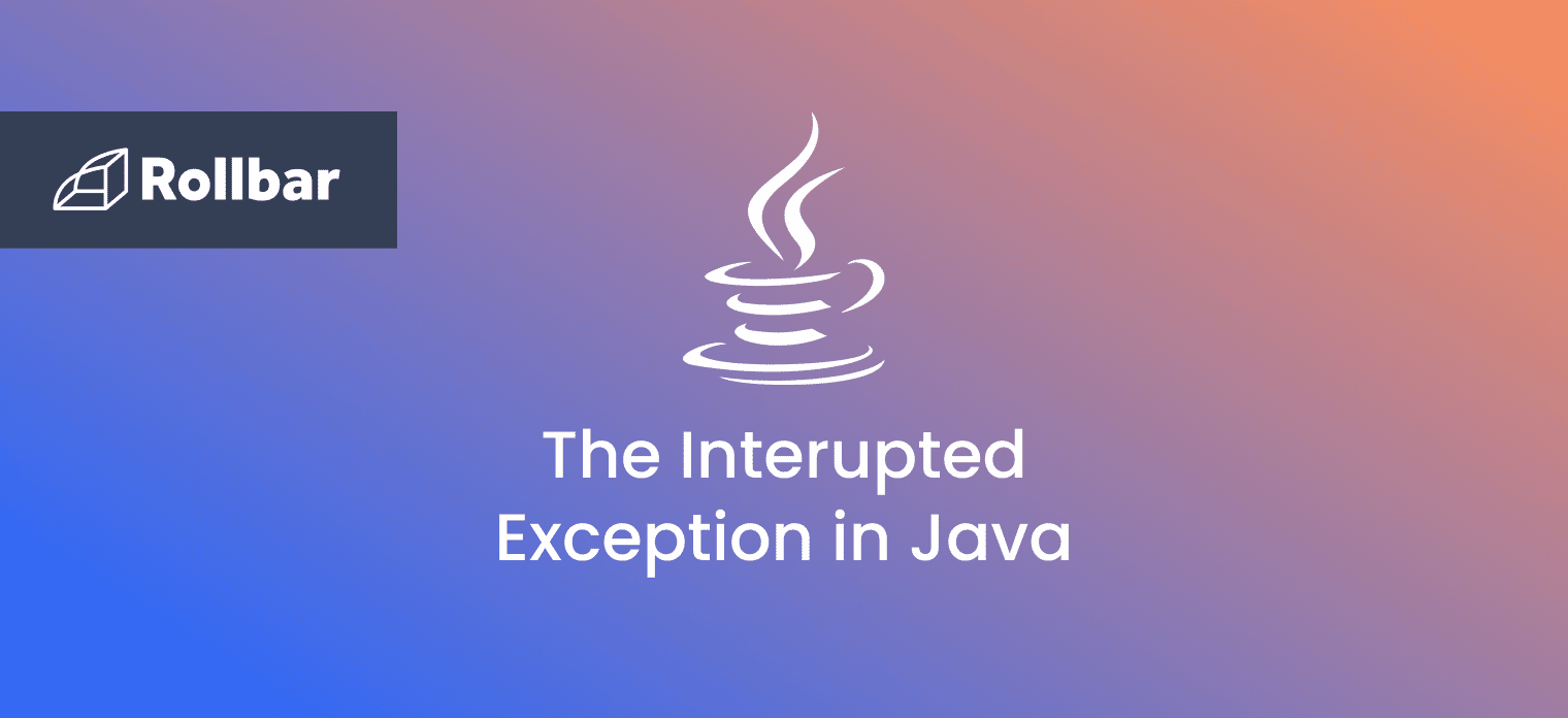 Java unhandled exception java lang interruptedexception