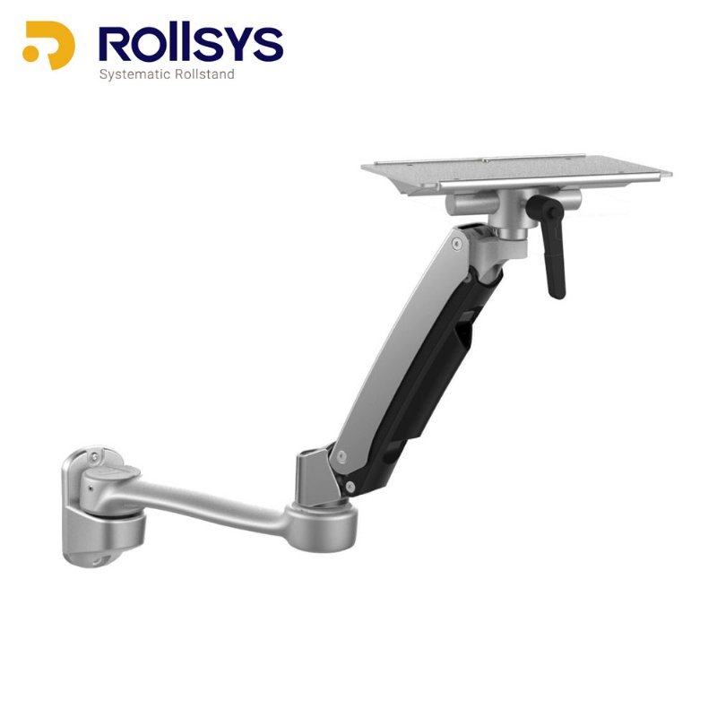 Wall Mount Height Adjustable Articulating Arm with Tiltable Instrument