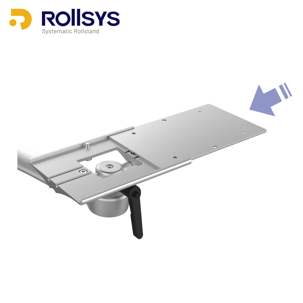 Wall Mount Height Adjustable Articulating Arm with Tiltable Instrument